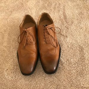 Men’s Geniune Leather Dress Shoes Lace Up Oxfords